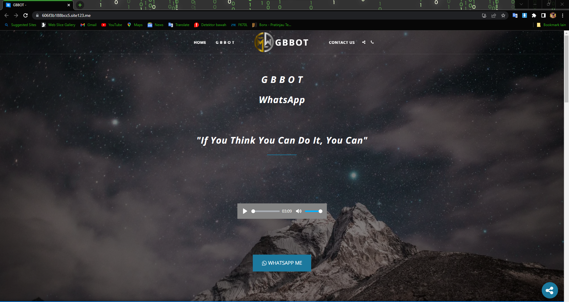 Contoh Web Yang Saya Design